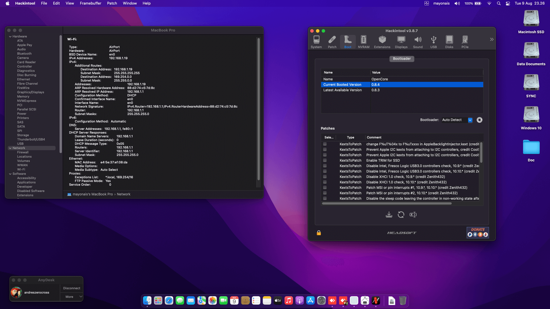 Asus ZenBook UX425JA [IceLake   Intel UHD Graphics G1 + I2C]   OpenCore 8